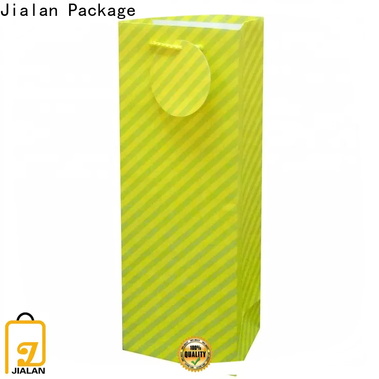 Jialan Package wine bottle paper bags supply for gift packing