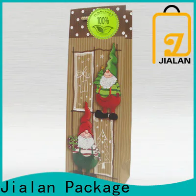 Jialan Package custom brown paper wine bags company for packing wine