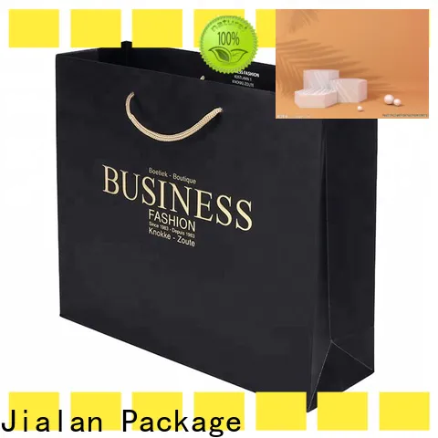 Jialan Package Quality custom printed paper bags with handles manufacturer for goods packaging