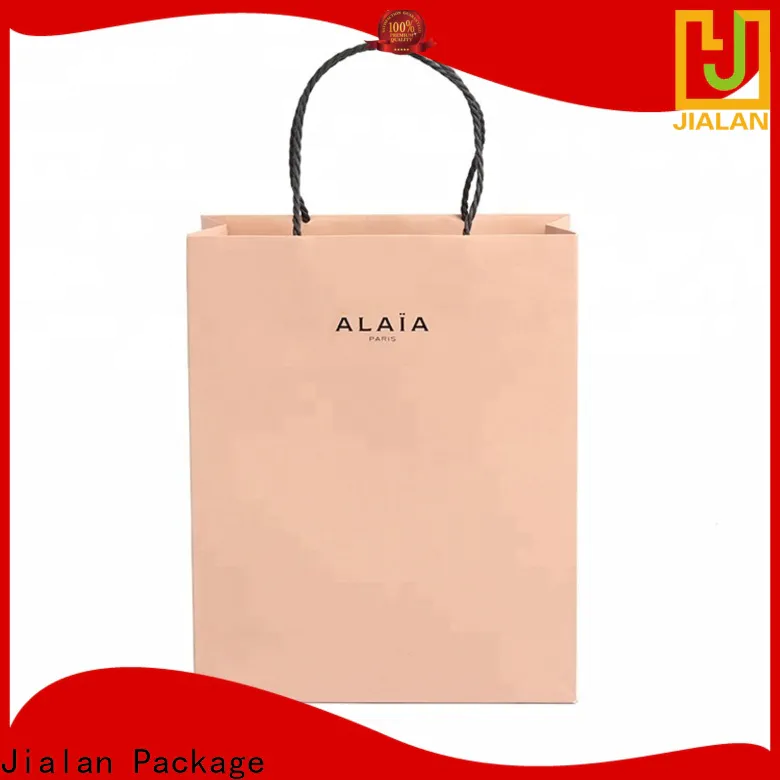 Jialan Package custom printed brown paper bags supplier for advertising