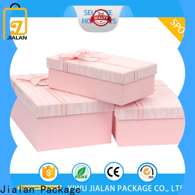 Jialan Package Custom made decorative paper boxes for packing birthday gifts