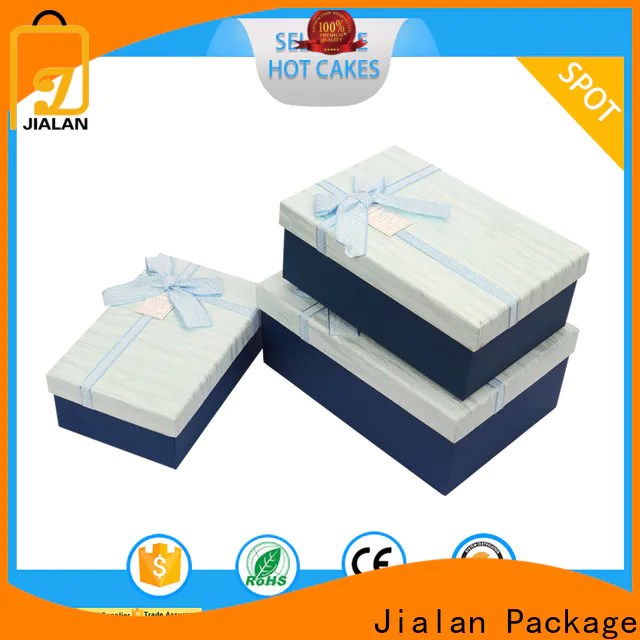 Jialan Package decorative gift boxes supply for wedding
