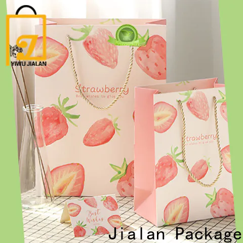 Jialan Package paper bags with handles vendor for packing birthday gifts