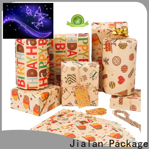 Jialan Package Bulk buy christmas wrapping paper for sale for birthday gifts