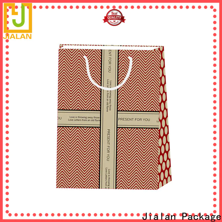 Jialan Package paper bag supplier factory for holiday gifts packing