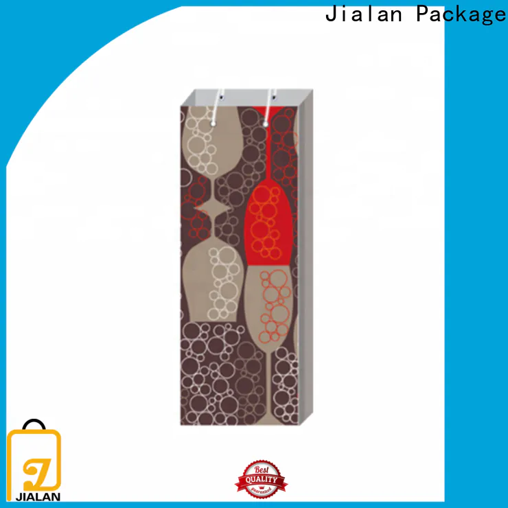 Jialan Package Customized christmas bottle bags factory for supermarket