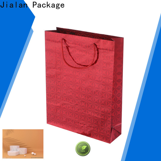 Jialan Package High-quality holographic paper bags wholesale for shopping mall