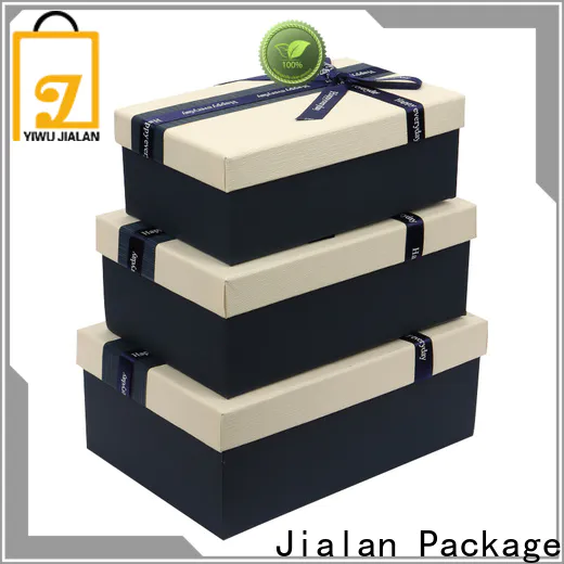 Jialan Package paper present box wholesale for packing birthday gifts