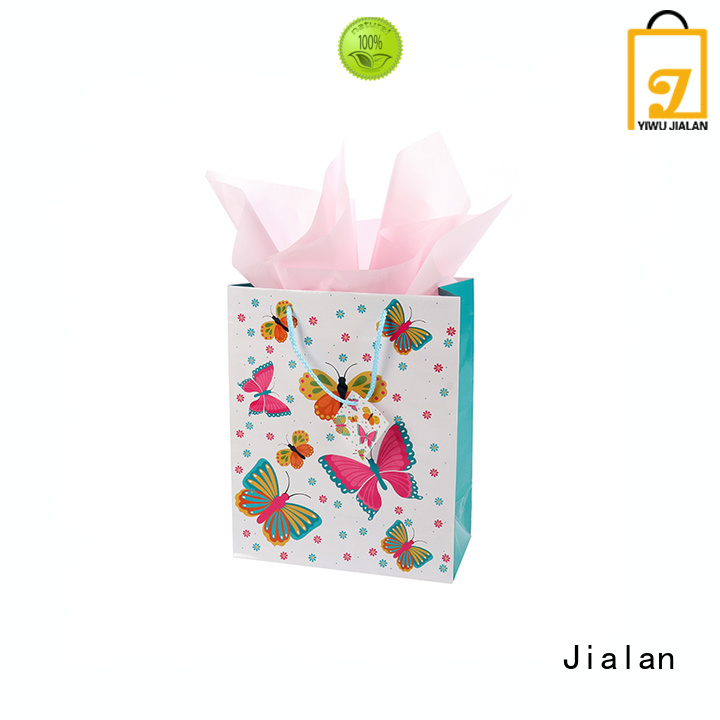 Jialan Personnalisé Sacs Papiers Cadeaux de Vacances Emballage
