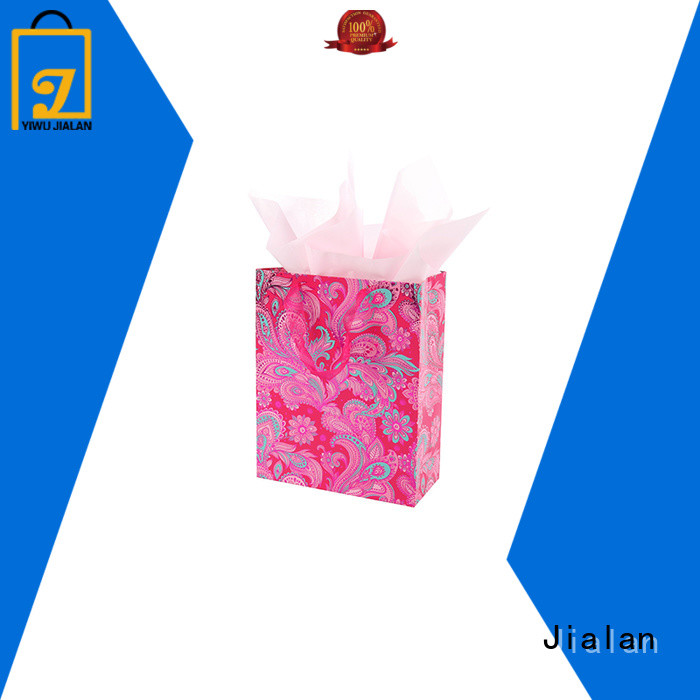 Jialan good quality paper gift bags satisfying for packing birthday gifts