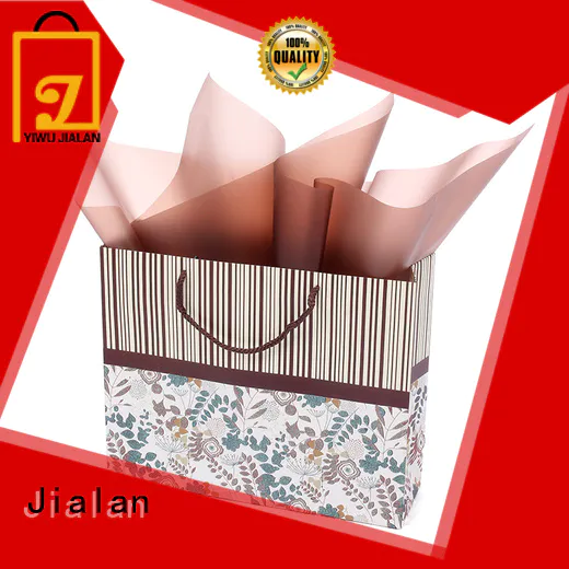 Jialan cost saving personalized paper bags optimal for packing birthday gifts