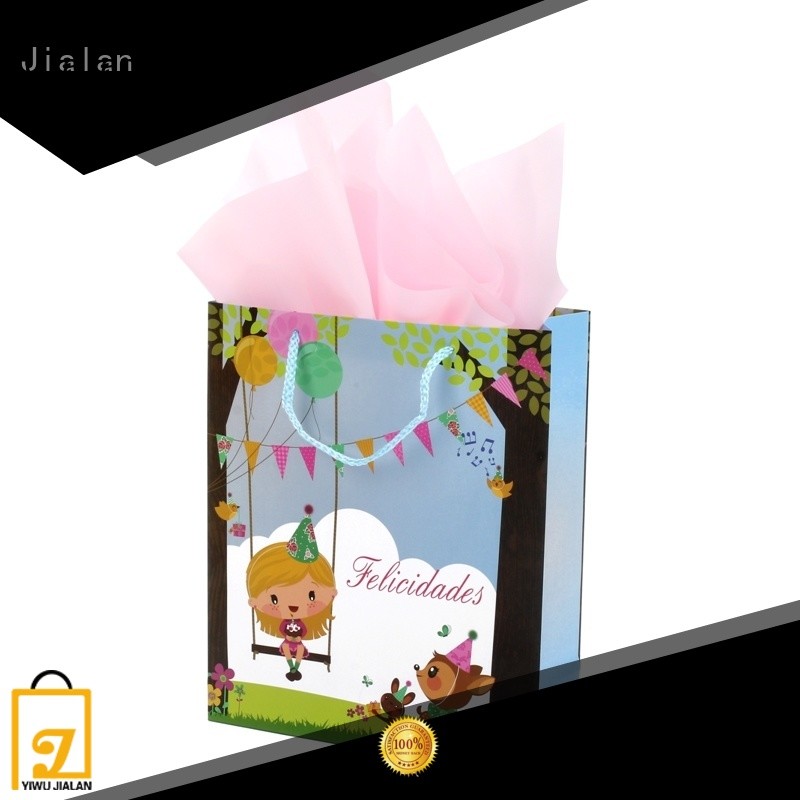 Jialan paper carry bags widely employed for gift packing