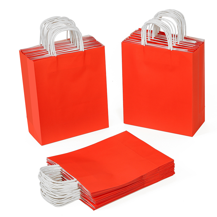 Best large kraft gift bags factory for shopping malls