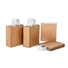 Custom brown paper bags with handles supplier for daily shopping