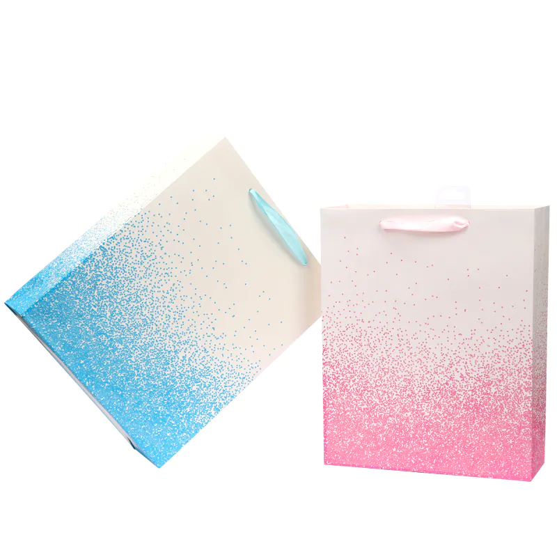 Hot Selling Wholesale Custom Ivory Paper Shopping Gift Bag With Handle