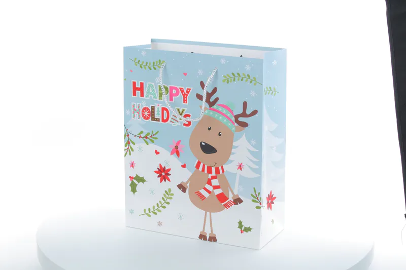 Buy christmas shopping bags wholesale for packing christmas gift