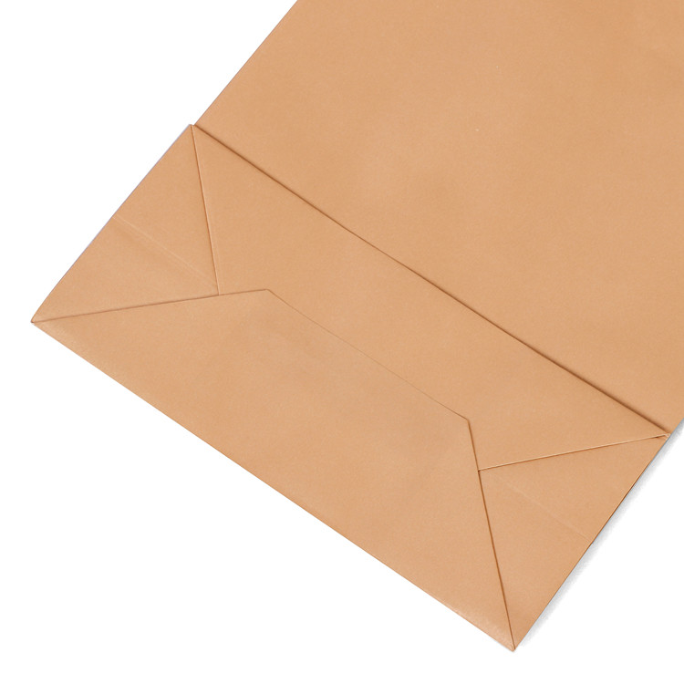 New brown paper bags with handles vendor for shoe stores-2