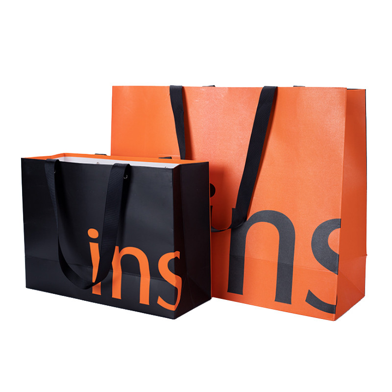 luxury custom print packaging paper bags with logo print