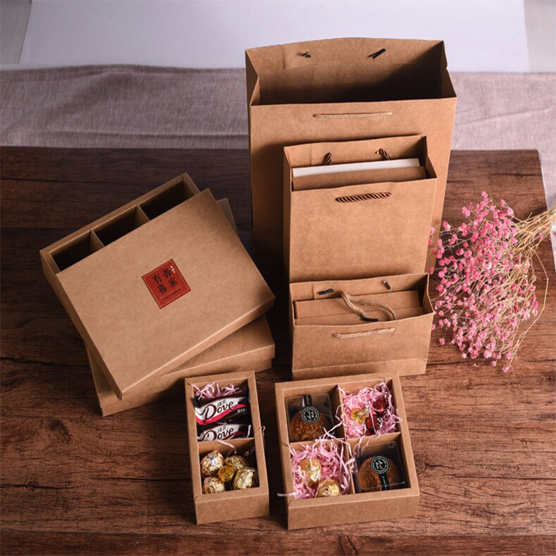 Packing box heaven and earth cover custom multi-grid nine-grid gift box