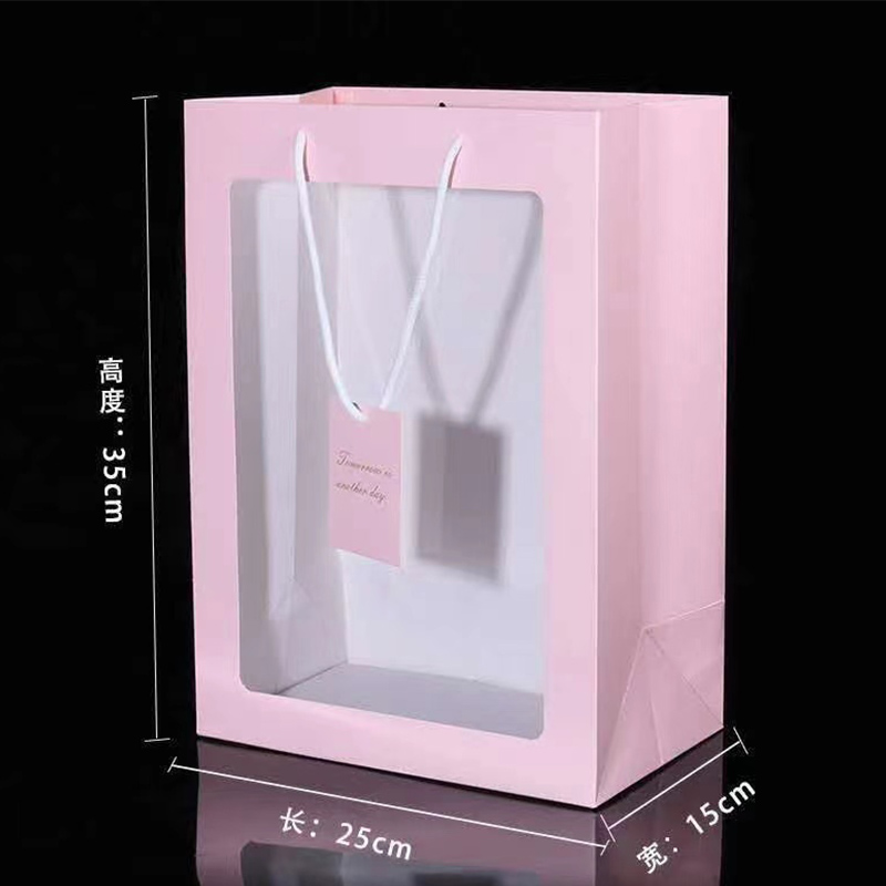 Bulk paper bags with handles wholesale for packing birthday gifts-2