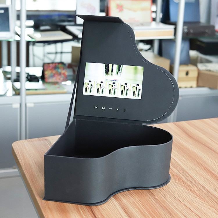 Подарочная коробка на заказ дизайна ЖК-дисплей с ЖК-видео поздравительным экраном Упаковочная коробка для доставки