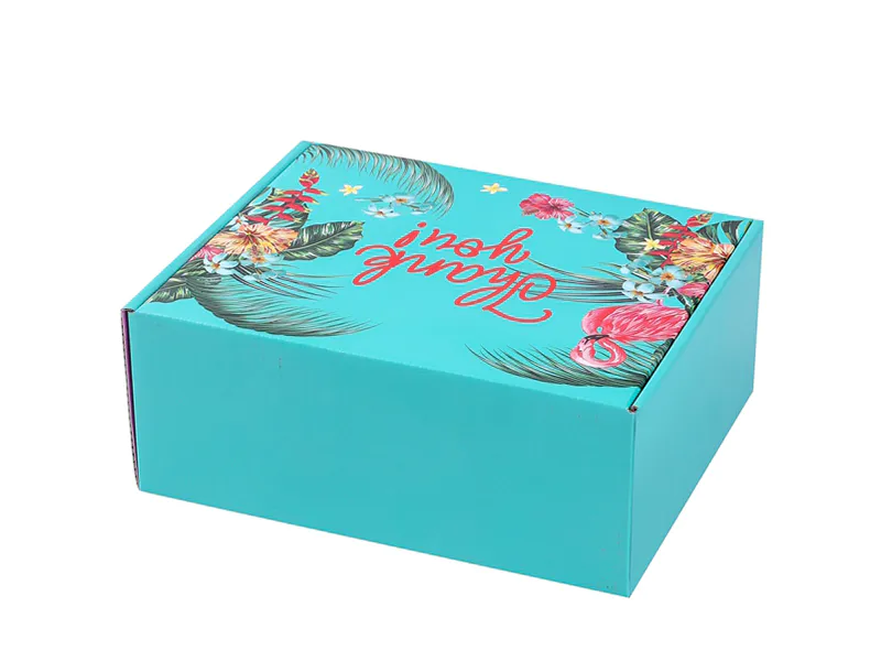 Foldable magnetic box with ribbon