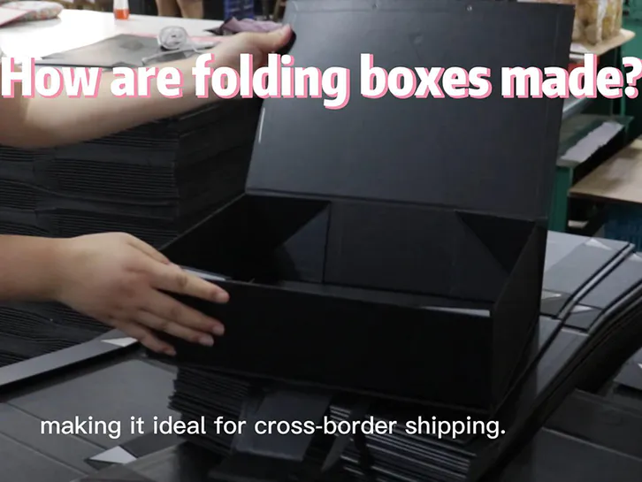How are folding boxes made?