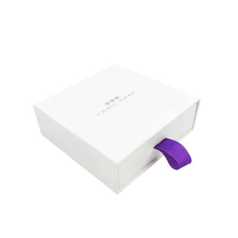 Luxury customized matt lamination Paper jewelry box, jewelry packaging box