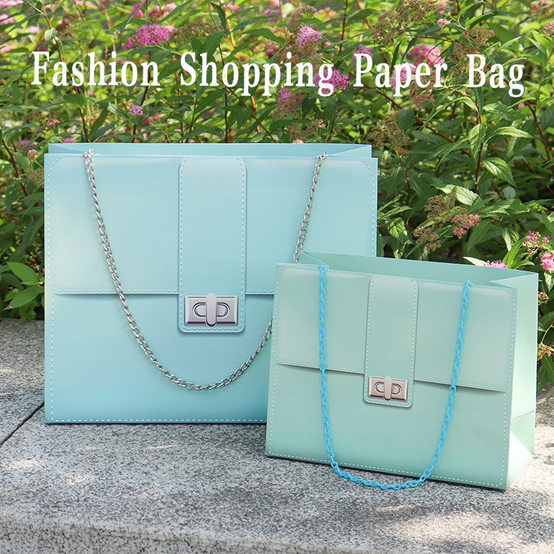 New Custom Shopping Paper Bag Ladies Handbag Design - Jialan Package