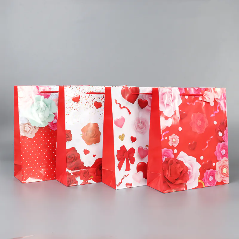 Manufacturer Wholesale High Quality Gift shopping bags for Valentine's Day