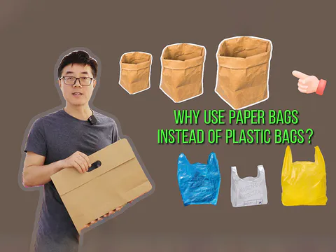 Why use paper bags instead of plastic bags？/Jialan Package