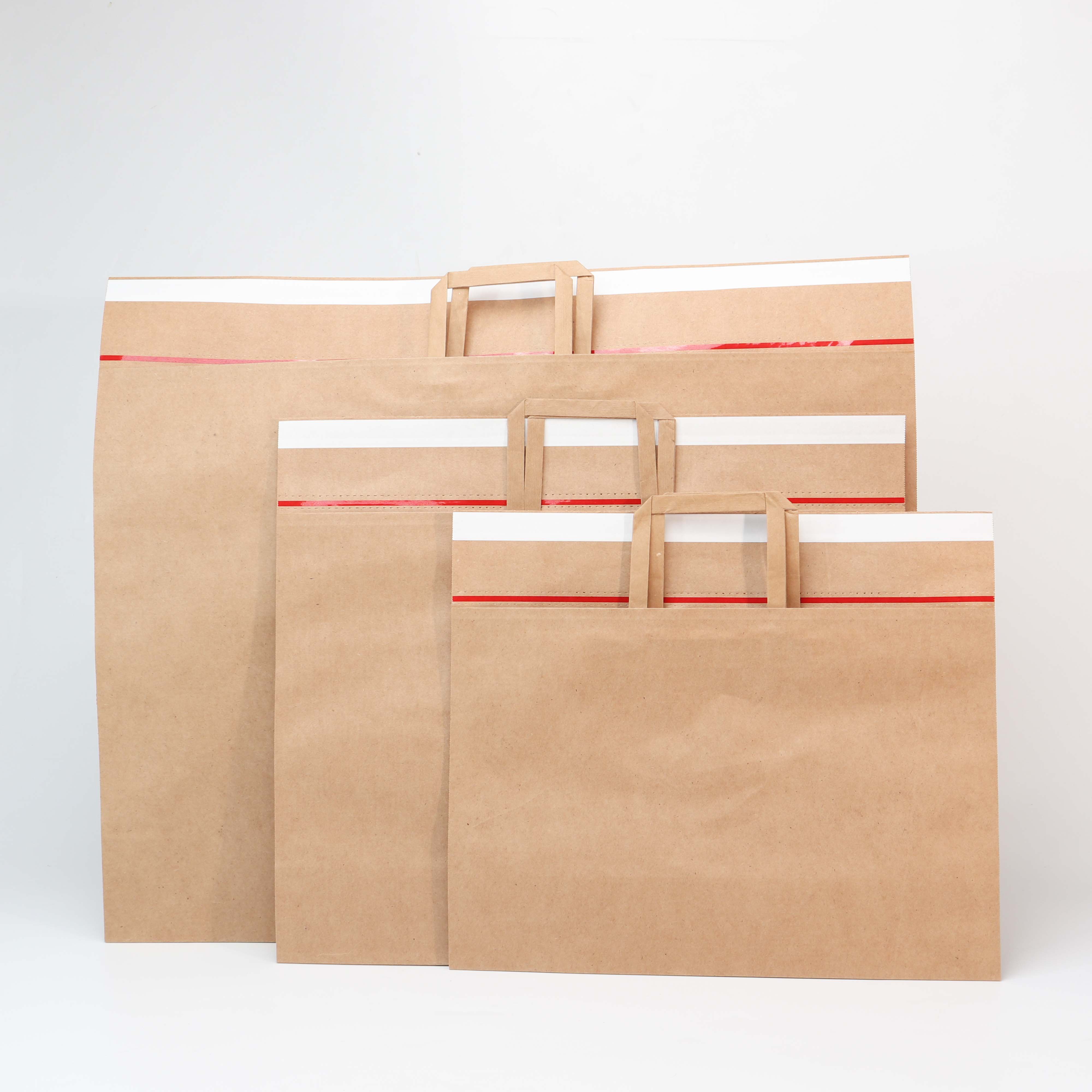 Hot Selling Brown Kraft Paper Bottom Bag Wholesale For Clothing