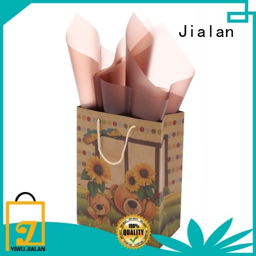 Jialan craft paper bags great for clothing stores