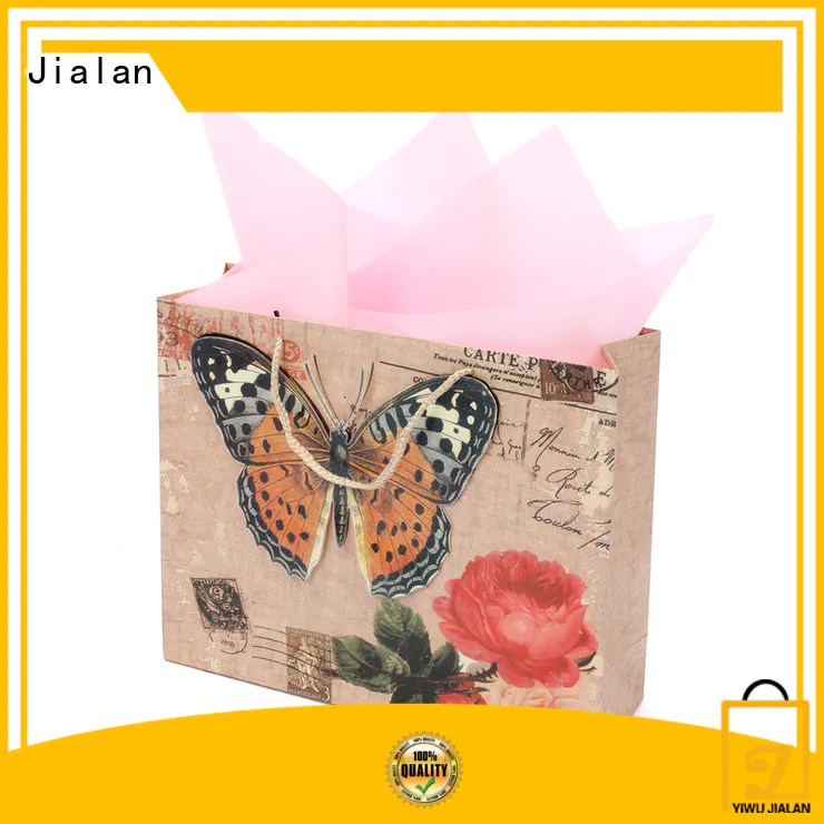 Jialan customized gift wrap bags excellent for gift shops