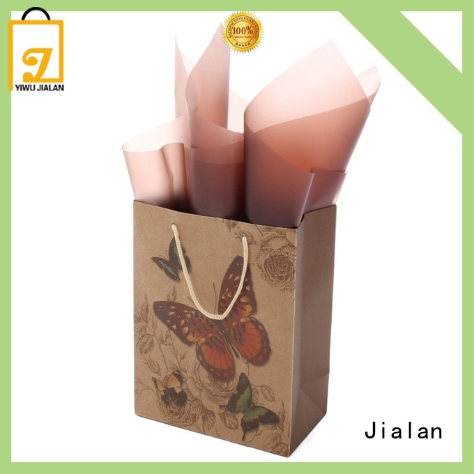 Jialan kraft paper bags ideal for gift loading