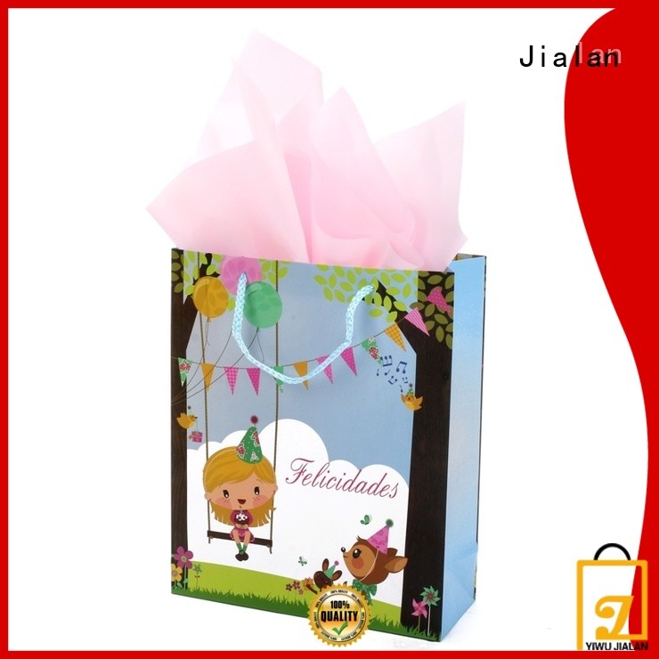 personalized paper bags optimal for packing birthday gifts