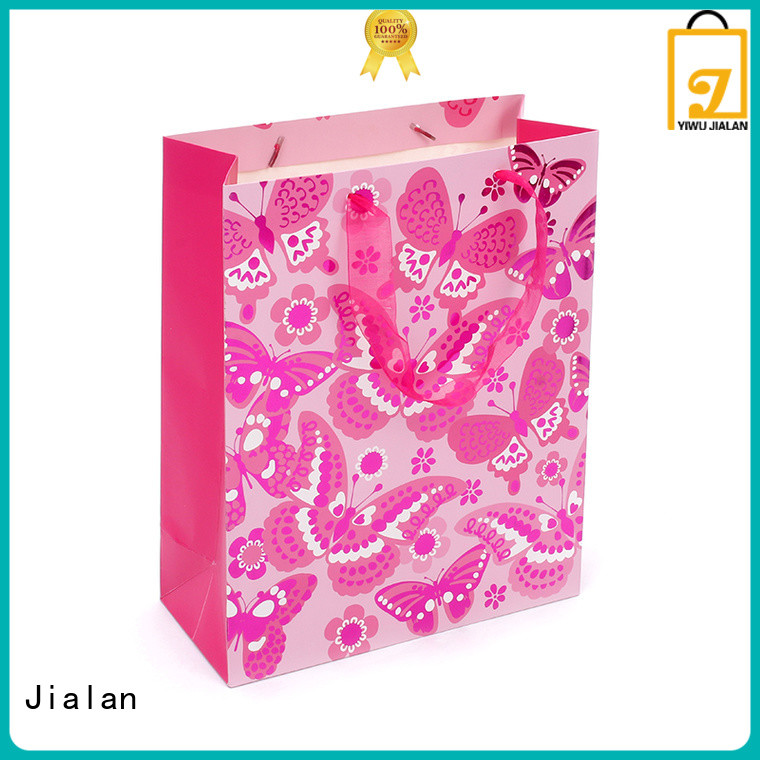 Jialan professional paper gift bags satisfying for packing birthday gifts