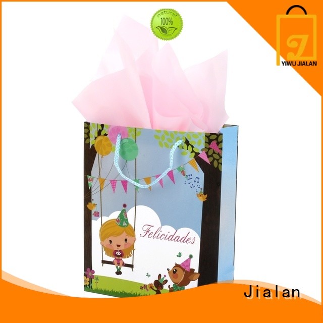 Jialan paper bag supplier very useful for packing birthday gifts