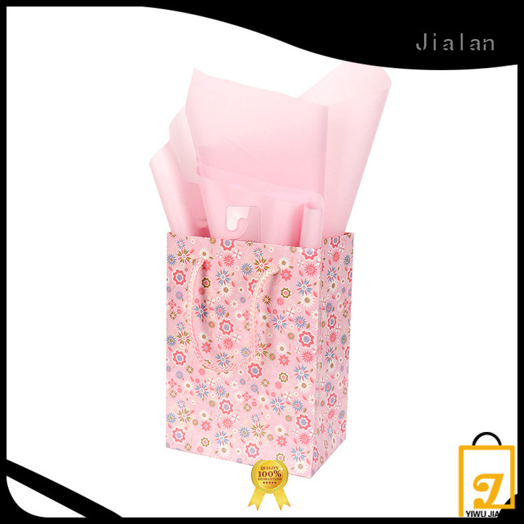 Jialan personalized paper bags satisfying for holiday gifts packing