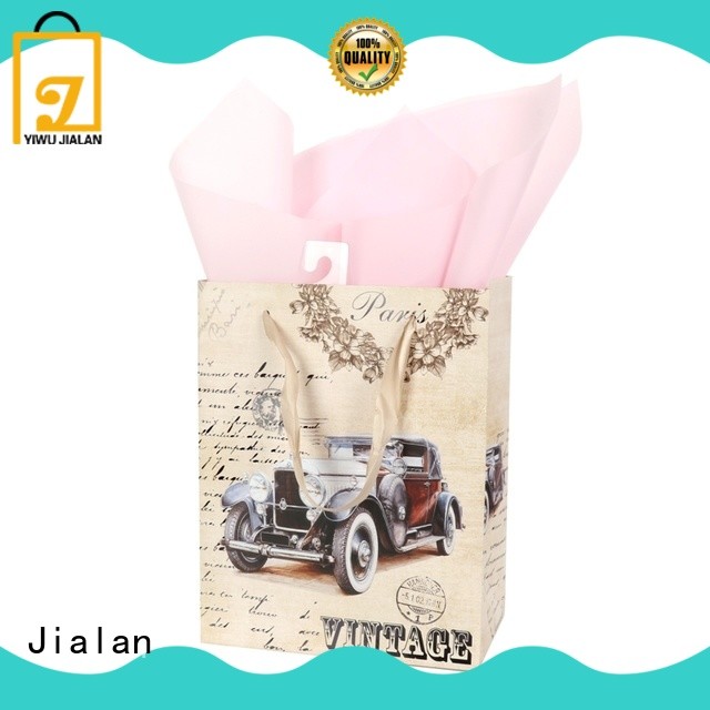 Jialan paper gift bags optimal for holiday gifts packing