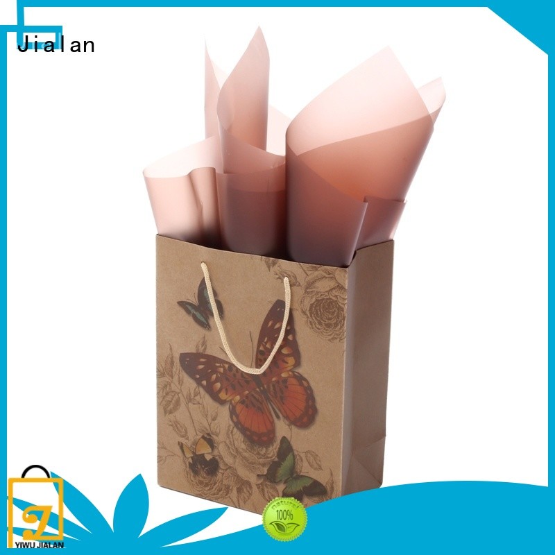 Jialan high grade kraft paper bags optimal for shopping malls