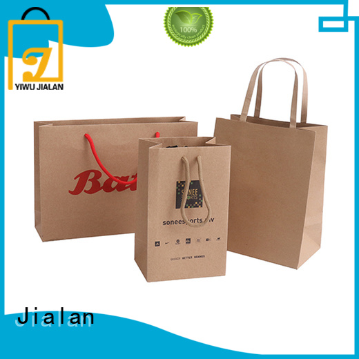 Jialan ورقة أكياس كرافت كبيرة للتسوق اليومي