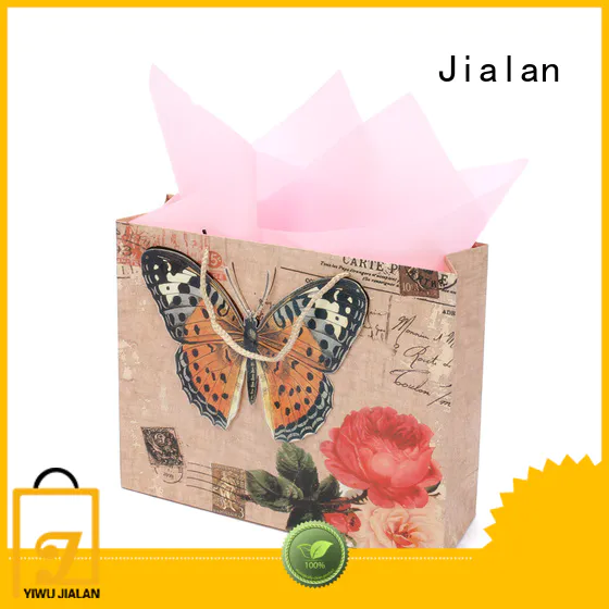 Jialan customized gift wrap bags suitable for holiday gifts packing