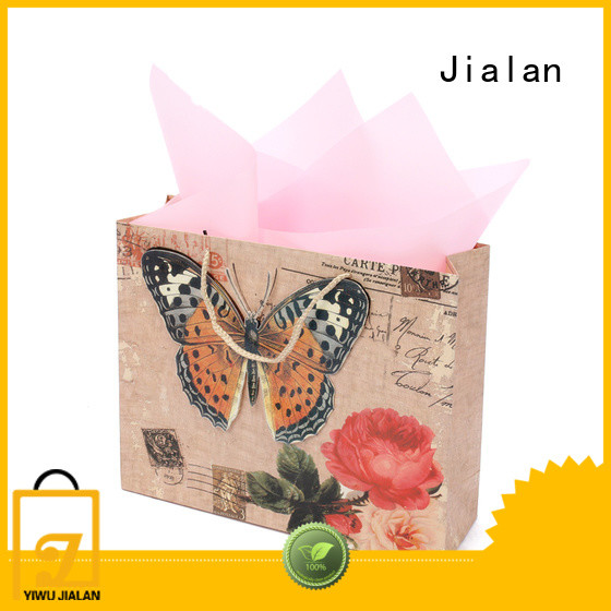 Jialan customized gift wrap bags suitable for holiday gifts packing
